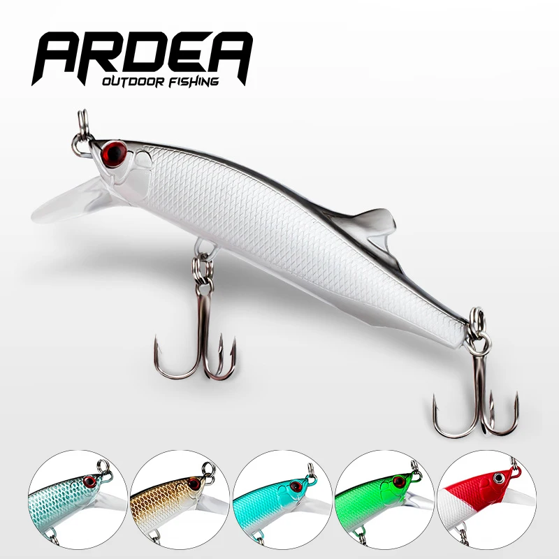 

Minnow 80mm/26g Hard Plastic Bait Long Range Casting Ocean With Treble Hook Wobblers Saltwater Pesca Trout Fishing Tackle