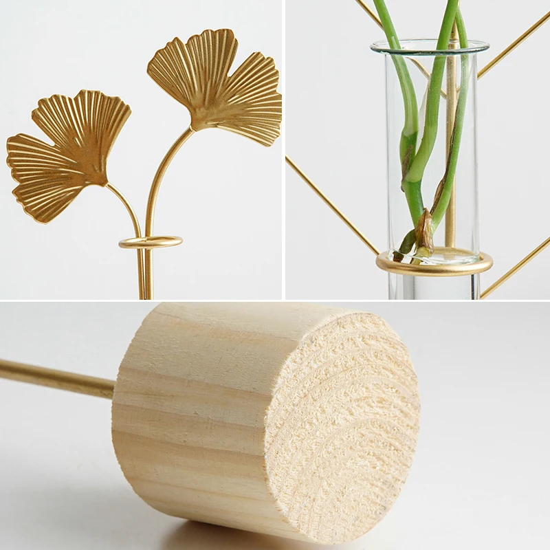 

nordic Home Decoration Accessories flower vase decoration home Terrarium Glass Vases test tubes for flowers Flowers Living Room