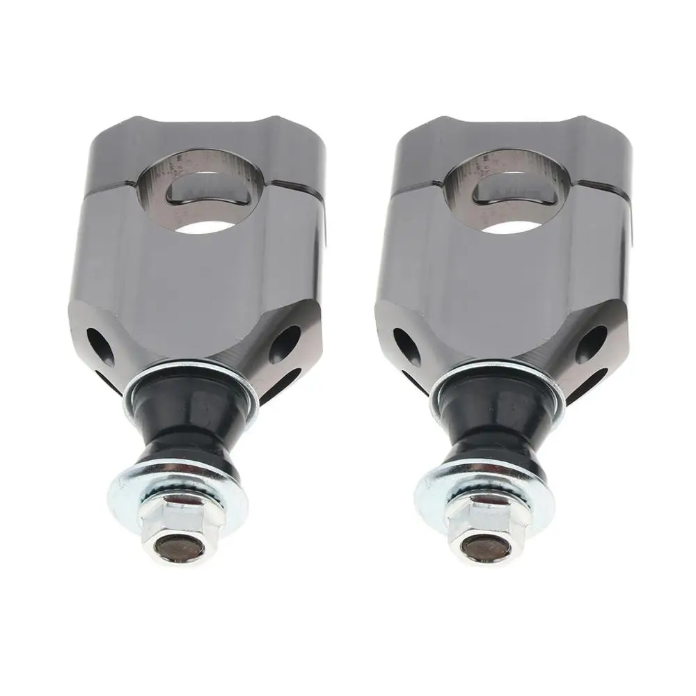 Silver Dovewill 2 шт 7/" 22 мм 1 1/8" 28 мм CNC крепление на руль мотоцикла Riser зажим алюминиевый крепление на руль - Цвет: Silver