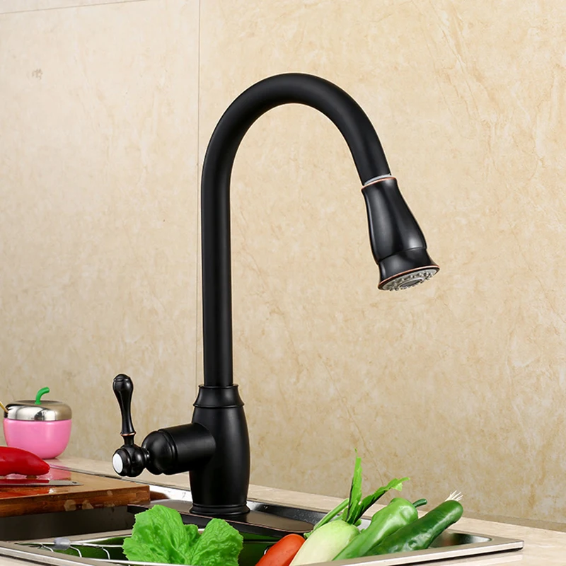 Смеситель для кухни латунный кран горячей и холодной воды крепление на раковину