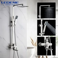 Смеситель для душа LEDEME L72433, поворотный излив, «Водопад», кран для ванны, L72433