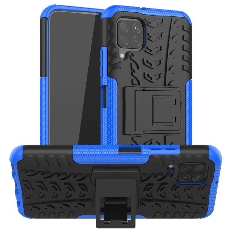 

Huawei P20 P30 P40 Mate30 Lite Case Heavy Duty Shockproof Armor Stand Silicone TPU Phone Bumper Cover For Nova 6SE 7i 5i Pro 5T