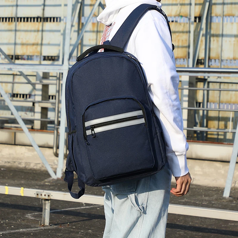 

Men's Backpack Large Capacity Laptop Bag Fashion Simple Backpack School Student Pack for Teenager Leisure Handbag Shouler Clutch