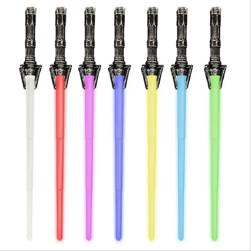 Детские светящиеся игрушки цветной яркий световой меч прозрачный различные