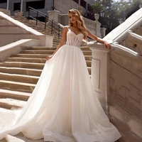 bridal gownsoft satin v neckwhiteivory wedding dress lacesilky organza a linebride wedding appliques custom madetrain