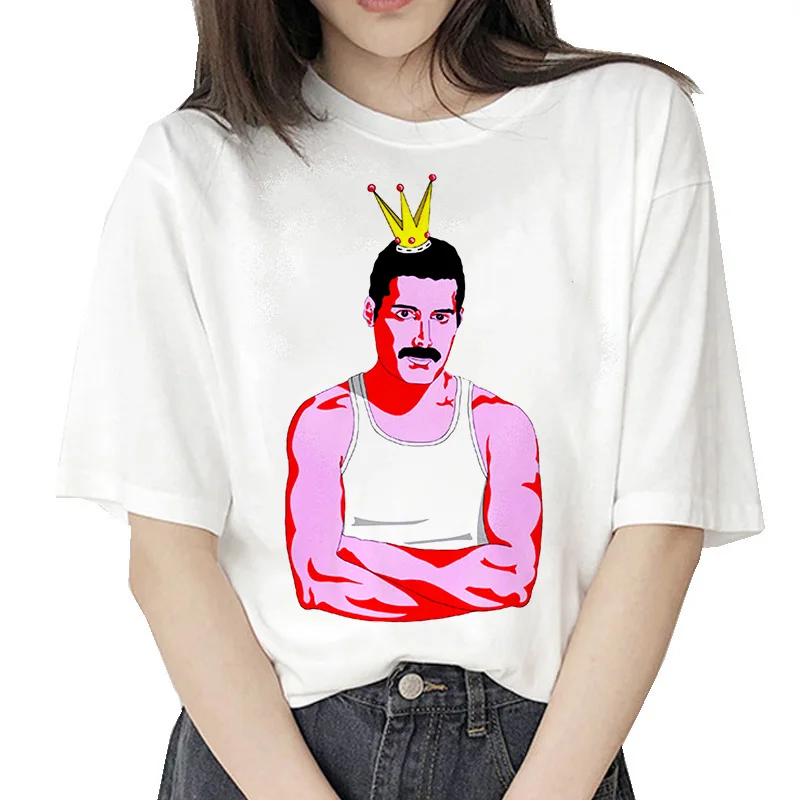 Женская футболка в стиле Харадзюку с принтом ртути | одежда