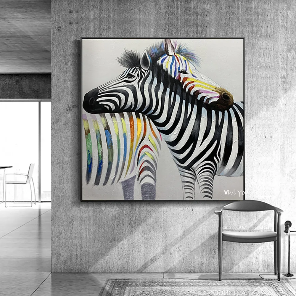 

Canvas Wall Art for Living Room ModernOil Paiting100% Hand Painted Art Decor Your Home Stretched Ready to hang 10