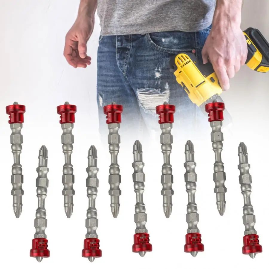 10 шт. Магнитная отвертка с двойной головкой крест Электронная аксессуары для