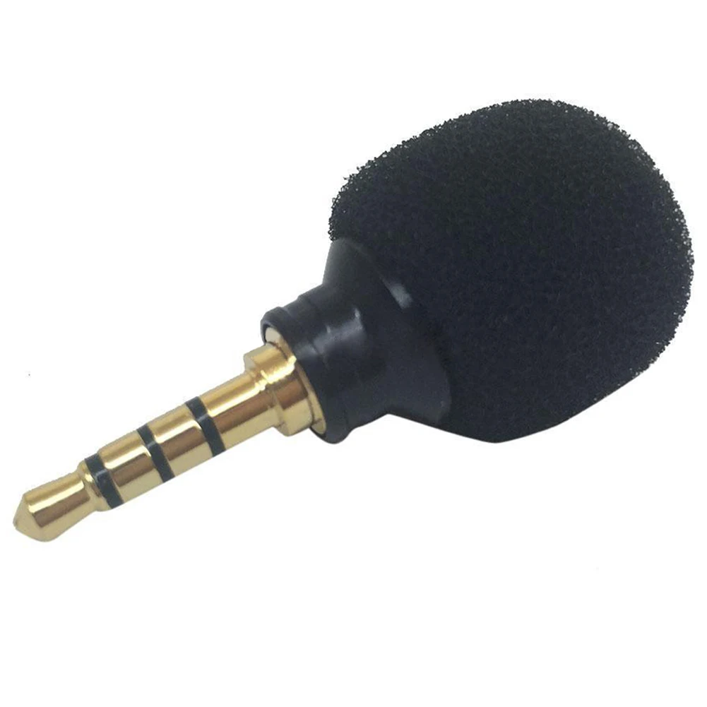 20 Гц до 16 мини прямая вставка Звуковая карта Микрофон для смартфона черный