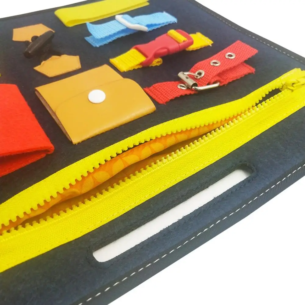 Baby Puzzle Felt Board Children's Toys Education 1-5 Years Old Toy Drawing Learning Dressing Buckle For Children Dress | Спорт и