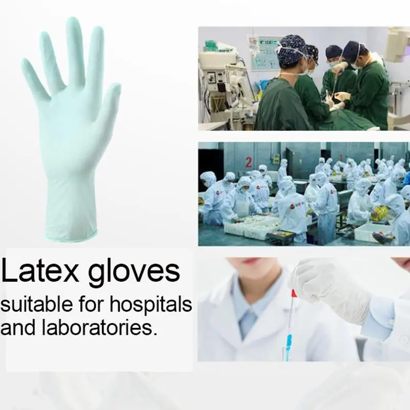 20 50 100 шт. одноразовые нитриловые Безопасность перчатки защитные PVC100 резиновый