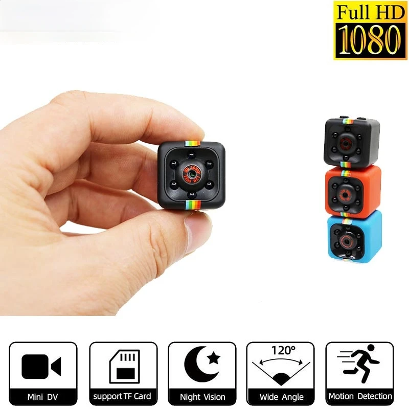 

Mini Camera HD 1080P Night Vision Camcorder Motion Detection DVR Micro Sport DV Video Ultra Small Cam SQ11