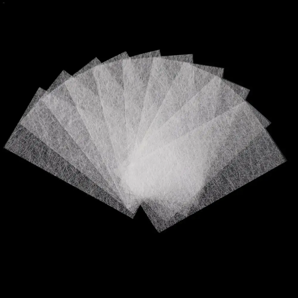 Лидер продаж 14 шт. натуральный и гибкий нетканый шелк 1 для наращивания ногтей