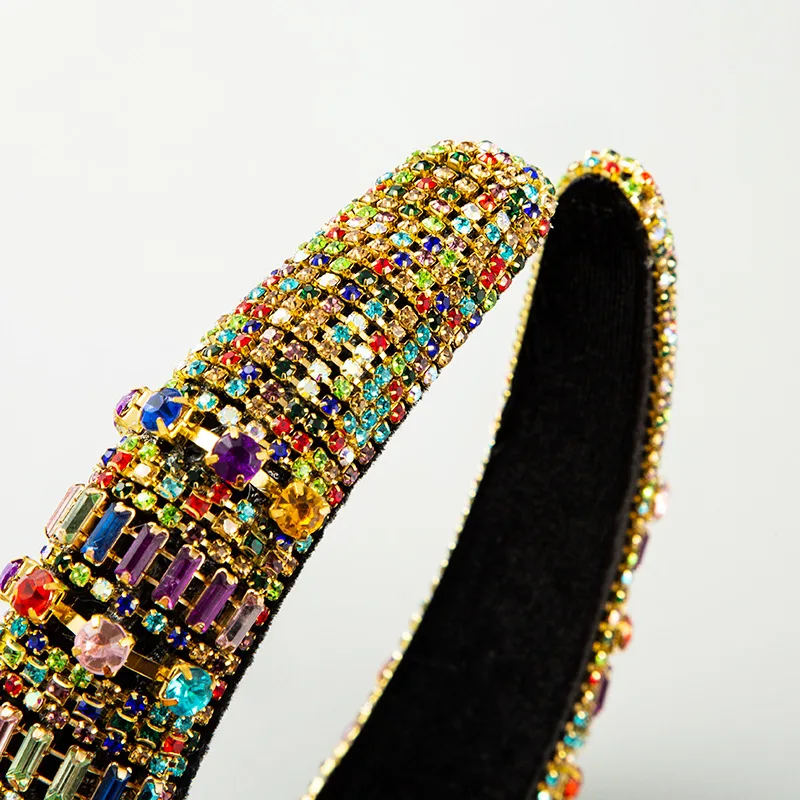 Повязка для волос CN 3 шт./лот в стиле барокко с полностью хрустальными стразами