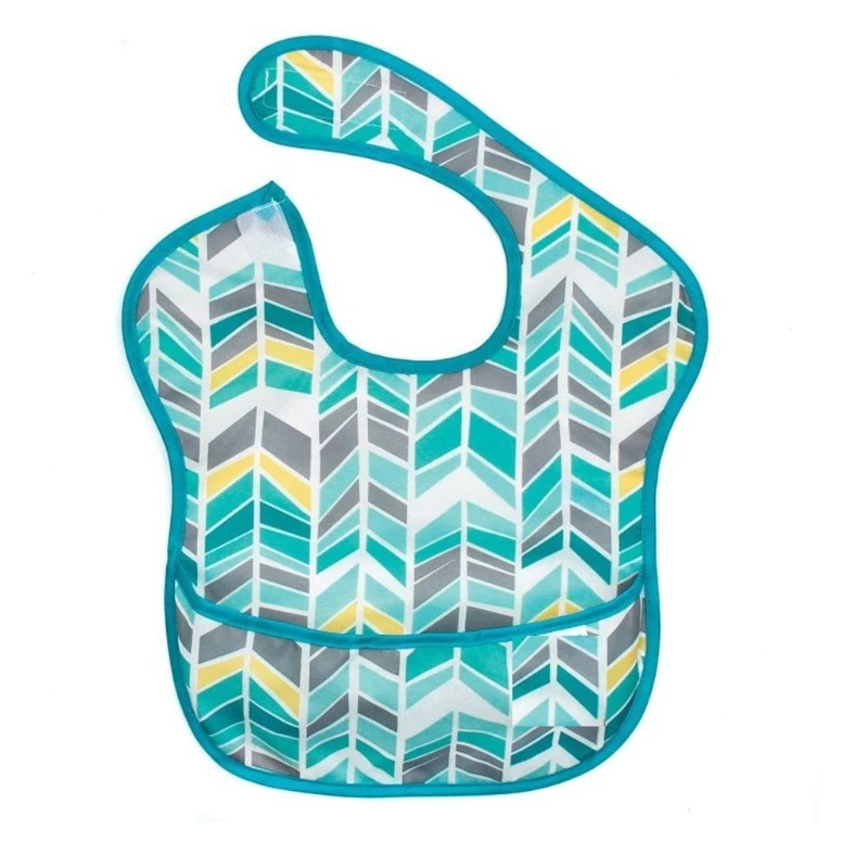 Babero impermeable para beb&eacute;, delantal de alimentaci&oacute;n infantil, toalla de Saliva con estampado de dibujos animados, pa&ntilde;o para eructar-2