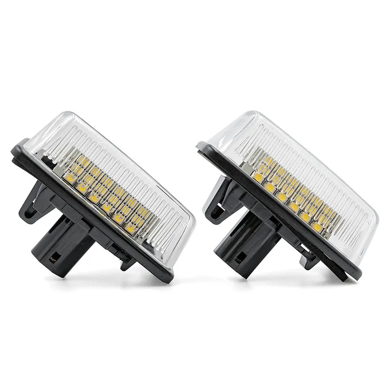 2x белые 18 светодиодов 3528 SMD комплекты подсветки номерного знака для Toyota Crown