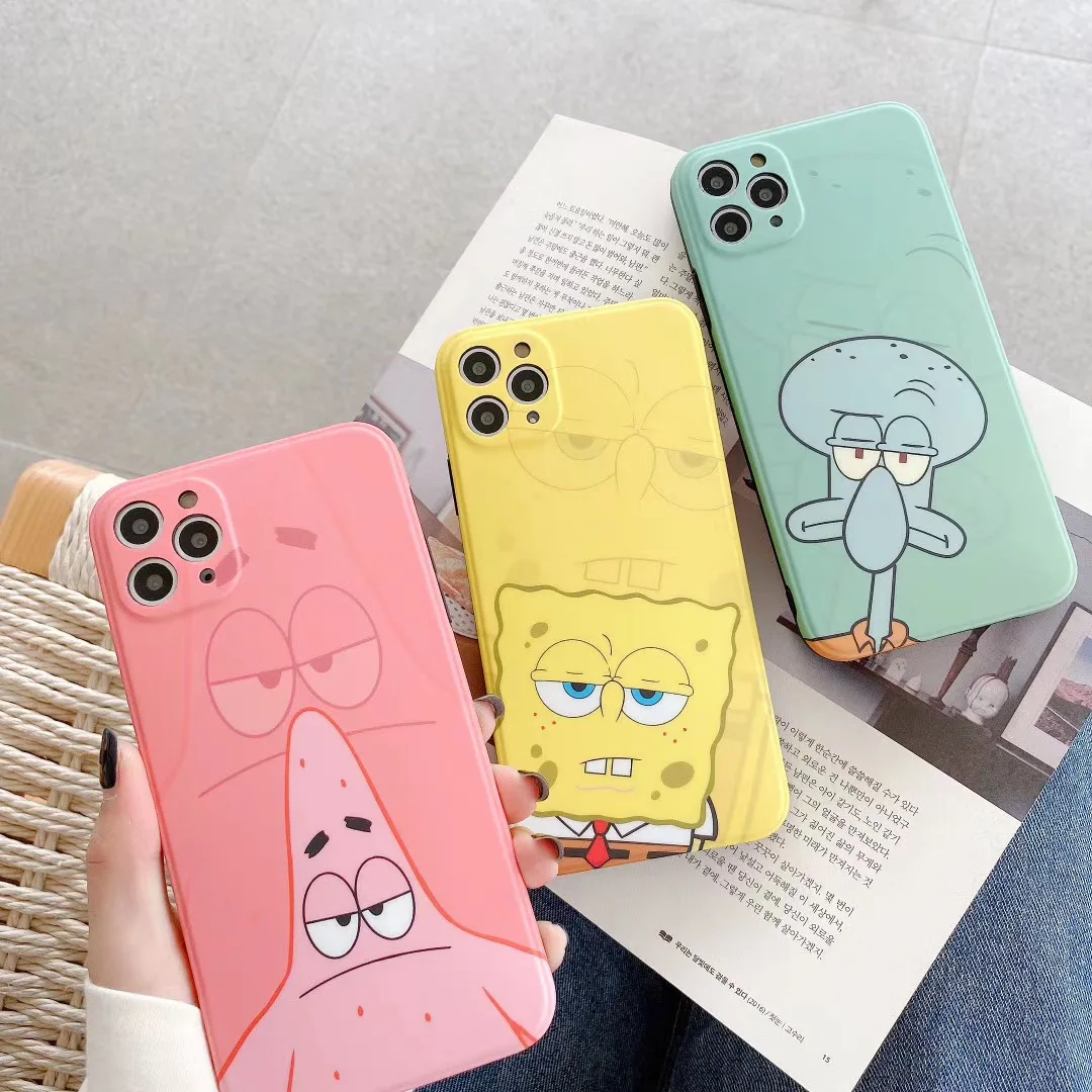 Губка Боб Квадратные брюки сквидерд темtacles Патрик звезда подходит для Iphone 11/12 Promax