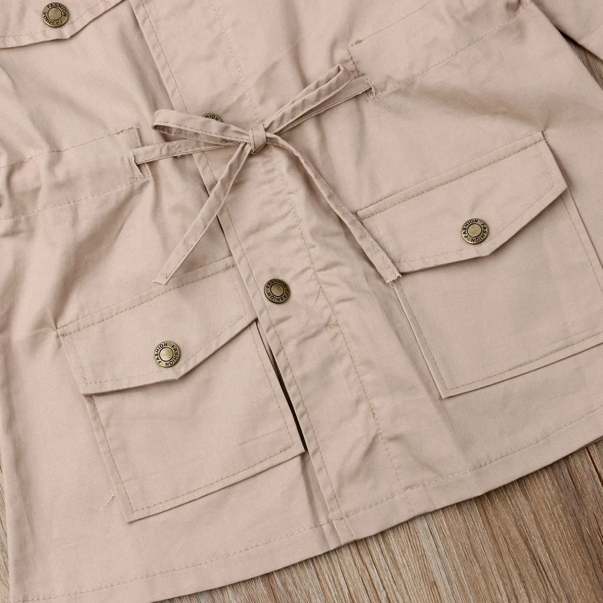 

Baby Girls Trench Jacket Coat Autumn Winter Warm Children Tops Suits Fashion Clothes 2-7years