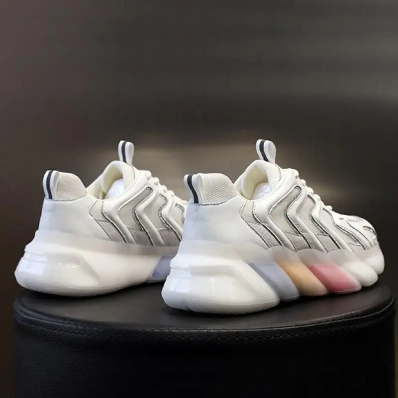 

Mesh Casual Sneakers Women's Spring Shoes 2021 Fashion Women Sneakers Platforms Rainbow Baskets Running Shoes Woman Tennis Femme