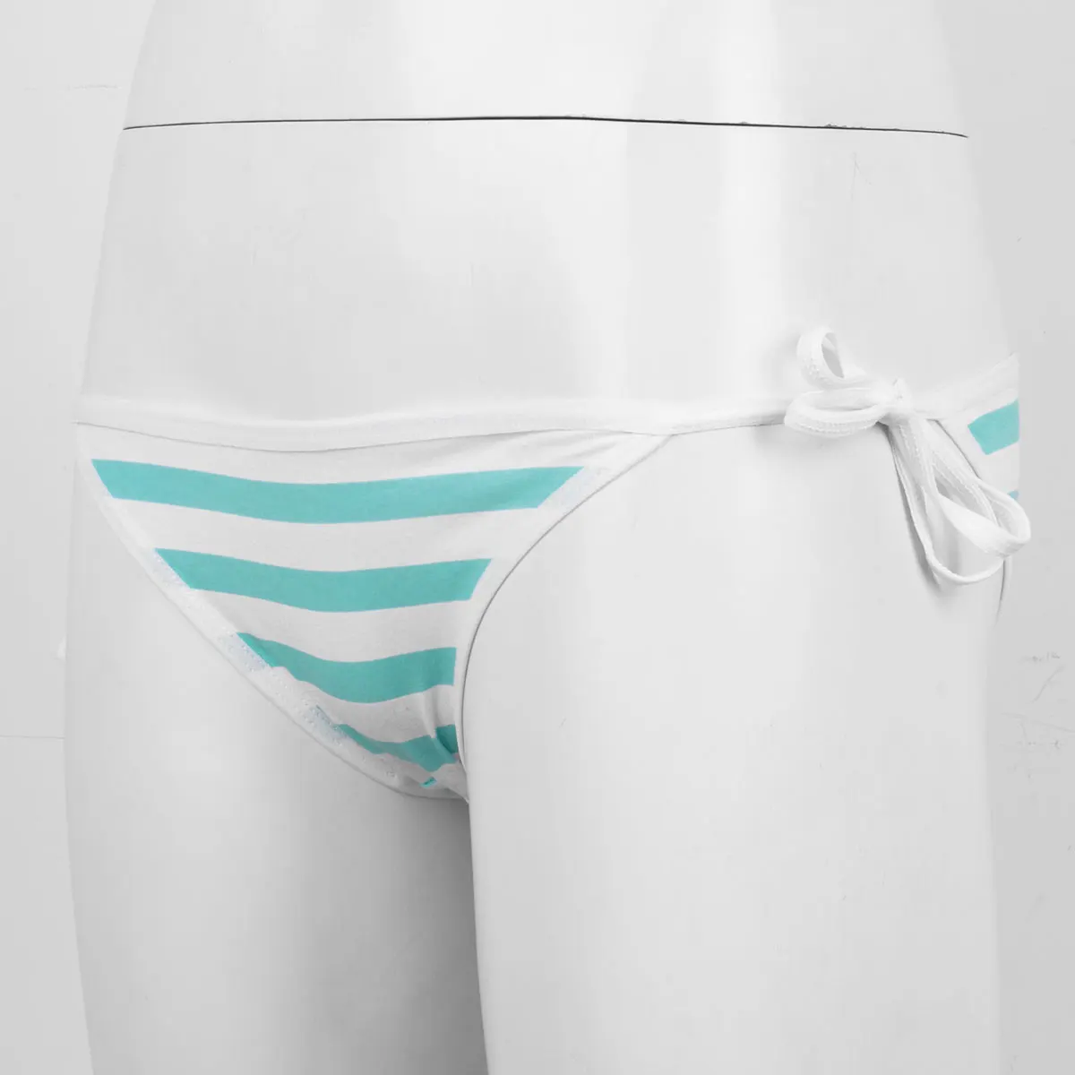 Женское милое Полосатое белье в японском стиле трусы с эластичной резинкой на