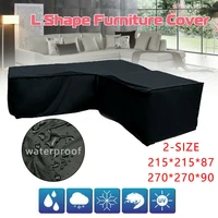 waterproof corner sofa l shape cover outdoor garden furniture rattan patio dust proof protective cover all purpose dust covers