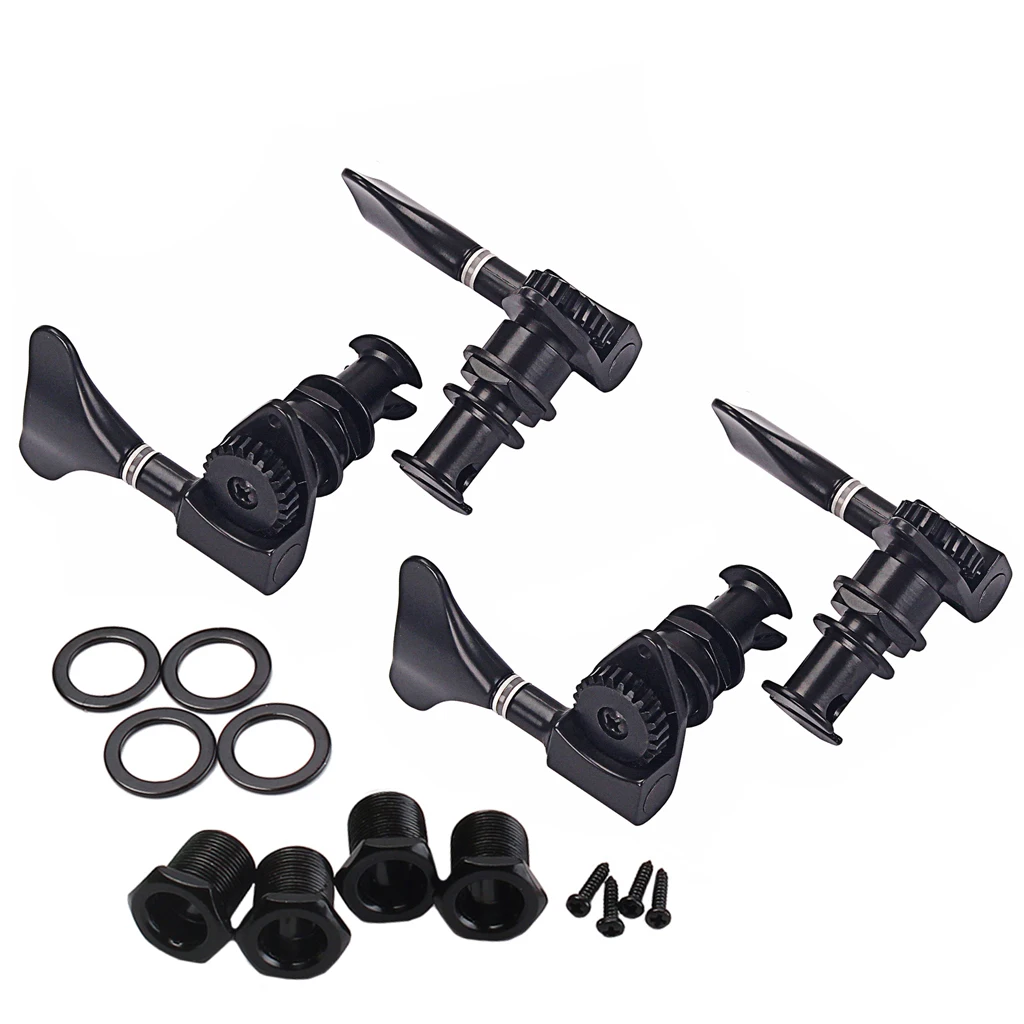 Металлический 2R2L Гавайская гитара настройка колышки Тюнеры 1:24 Шестерни