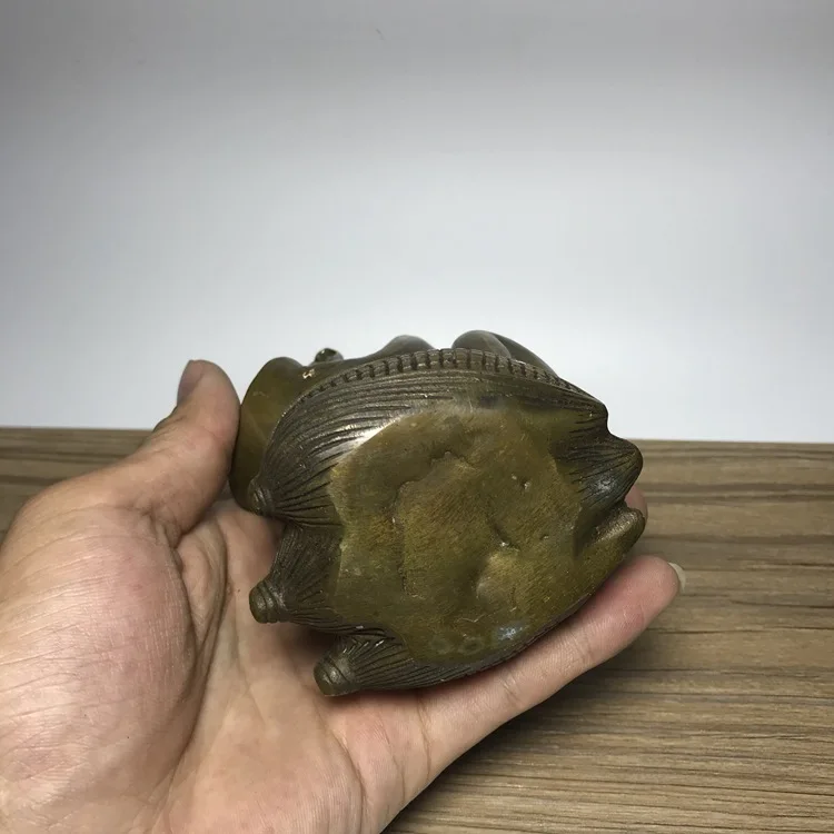 

LAOJUNLU Zodiac Monkey Decoration Copper Monkey Lucky Monkey Ingot Corn Lucky Monkey