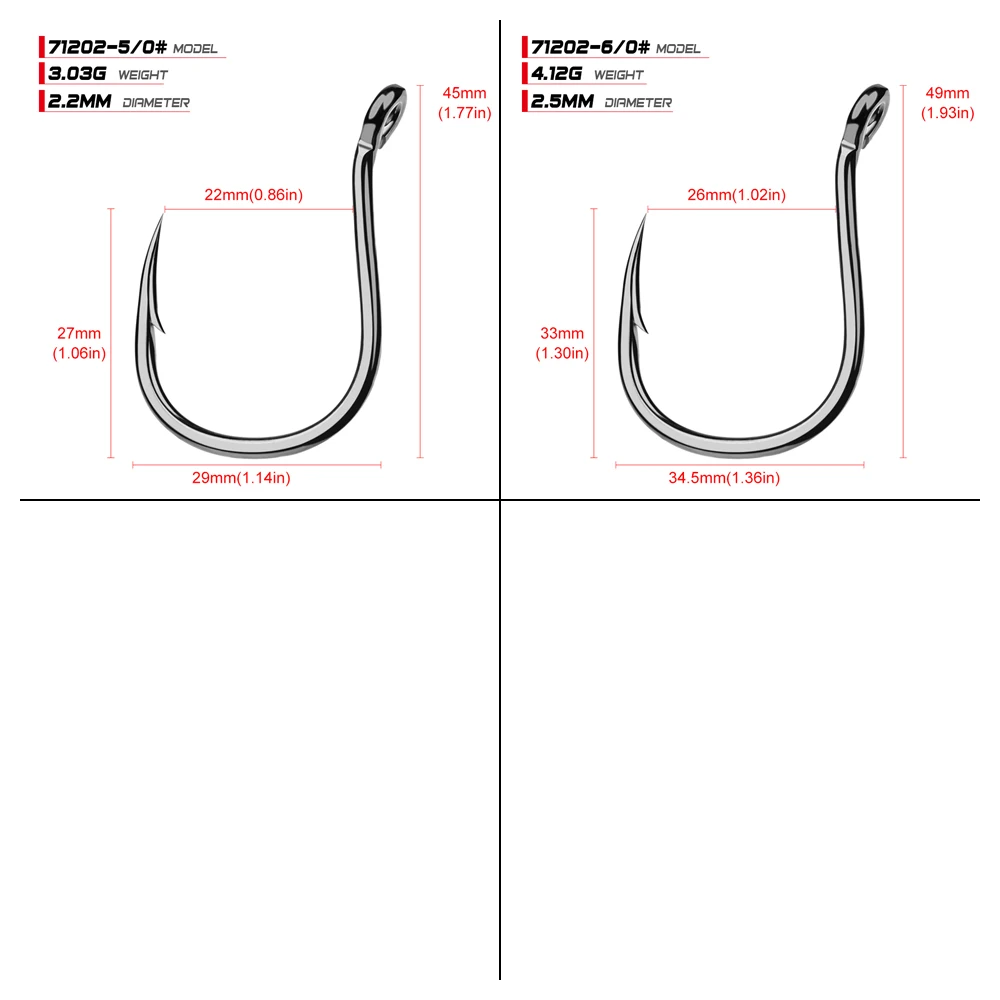 Рыболовные крючки из высокоуглеродистой стали серии KUDAKO рыболовные морской