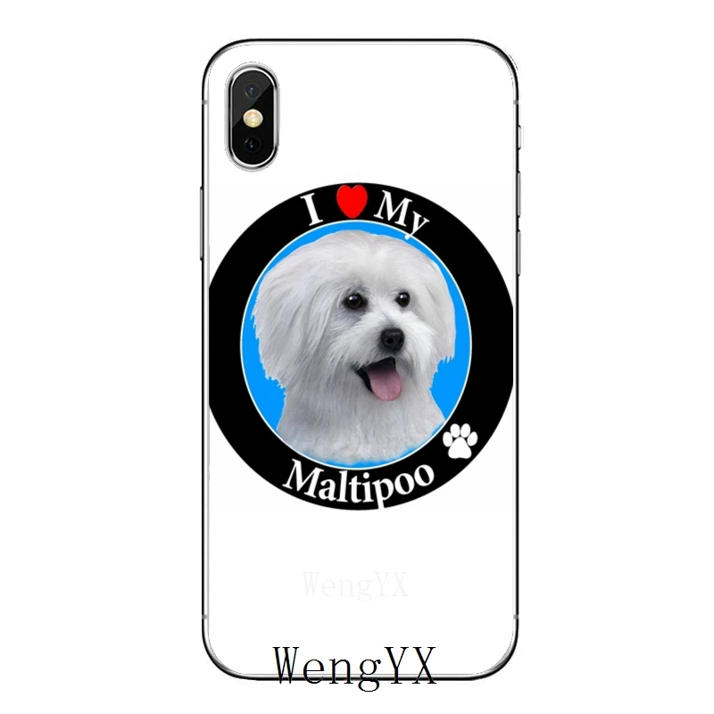 Мягкий чехол "Люблю своего мальтийского собаку" для Xiaomi Mi 9 CC9E 8 SE Pro A2 Lite 6X 5 4 A3 A1 Note Max Mix 2s 3 Pocophone F1.