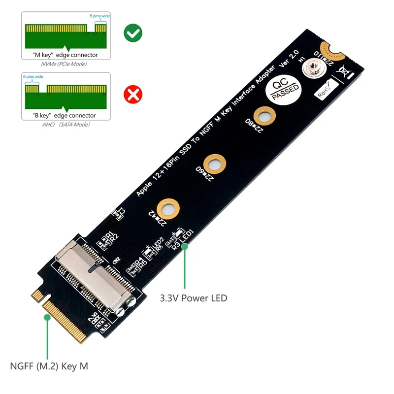 Диск PCIe SSD для M.2 ключ M адаптер карты 2013/14/15/16/17 MacBook Air Pro retina жесткий диск конвертер