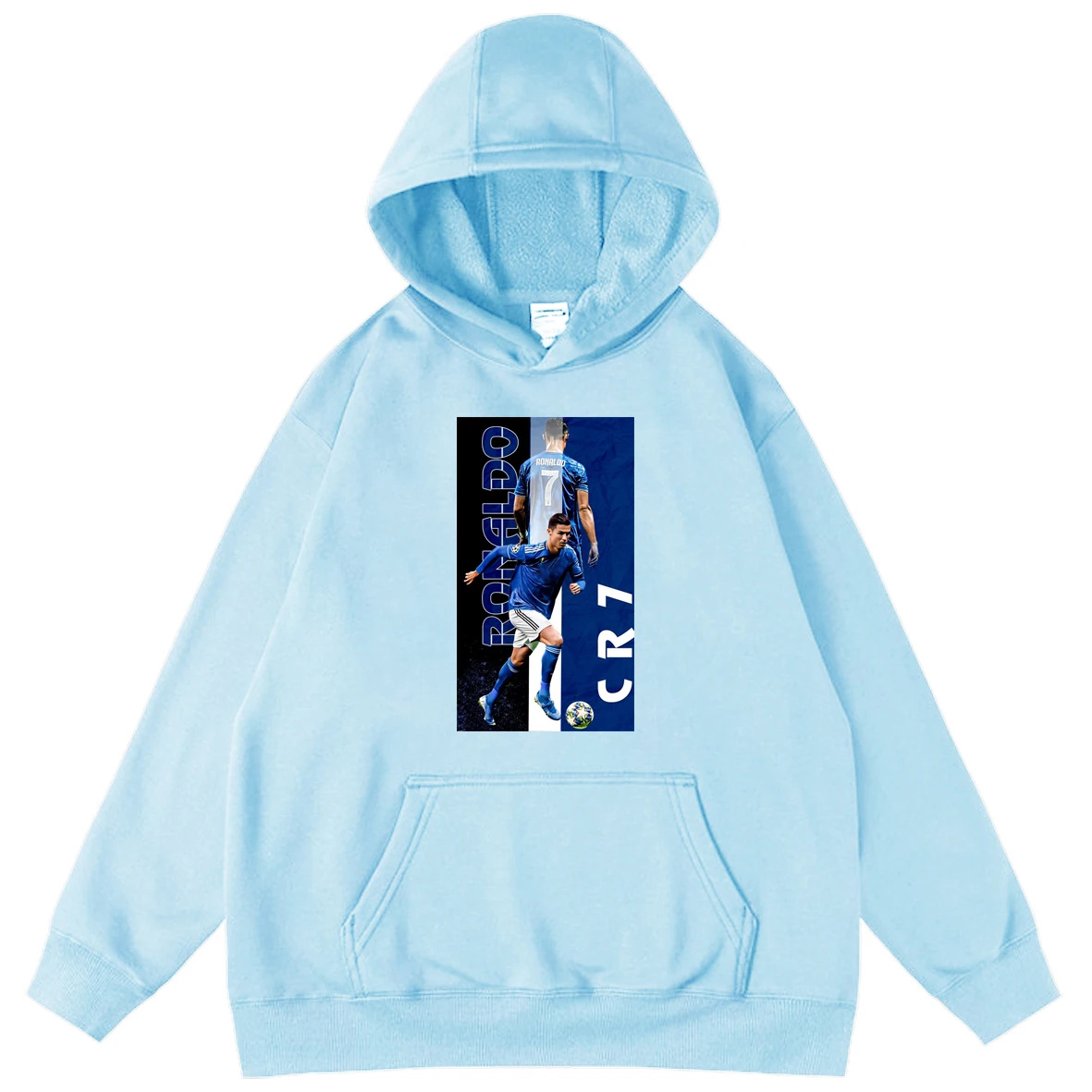 

2021 Autumn Cristiano Ronaldo Oversized Hoodie Male Boy Hip Hop Street Hoodies Unisex Loose Hooded Tops Men's Sweatshirts