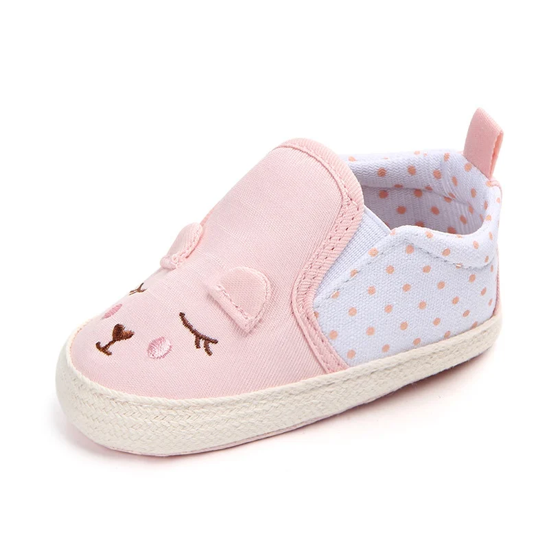 Обувь для маленьких девочек с животным узором детская обувь противоскользящая