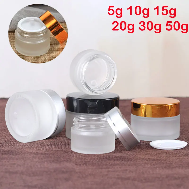 Контейнер из матового стекла 1 шт. контейнер для косметики крем лица бальзам губ