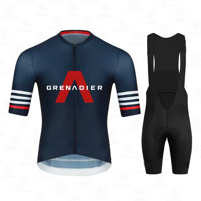 

Summer Grenadier 2022 Cycling Jersey Short Sleeve Set Maillot Ropa Ciclismo Breathable Quick-dry Bike Clothing MTB Cycle Clothes