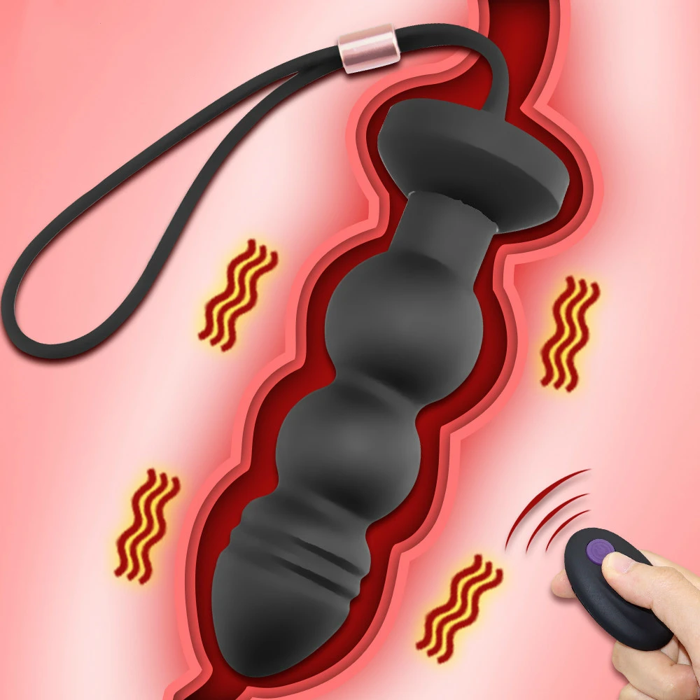 Вибратор Анальная пробка с беспроводным управлением для взрослых интимные