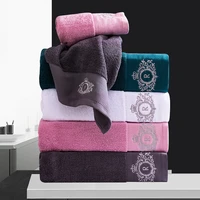bath towel set 100 cotton terry 80 160cm increasing the thickness 625 grams per square meter white gray blue pink towelie