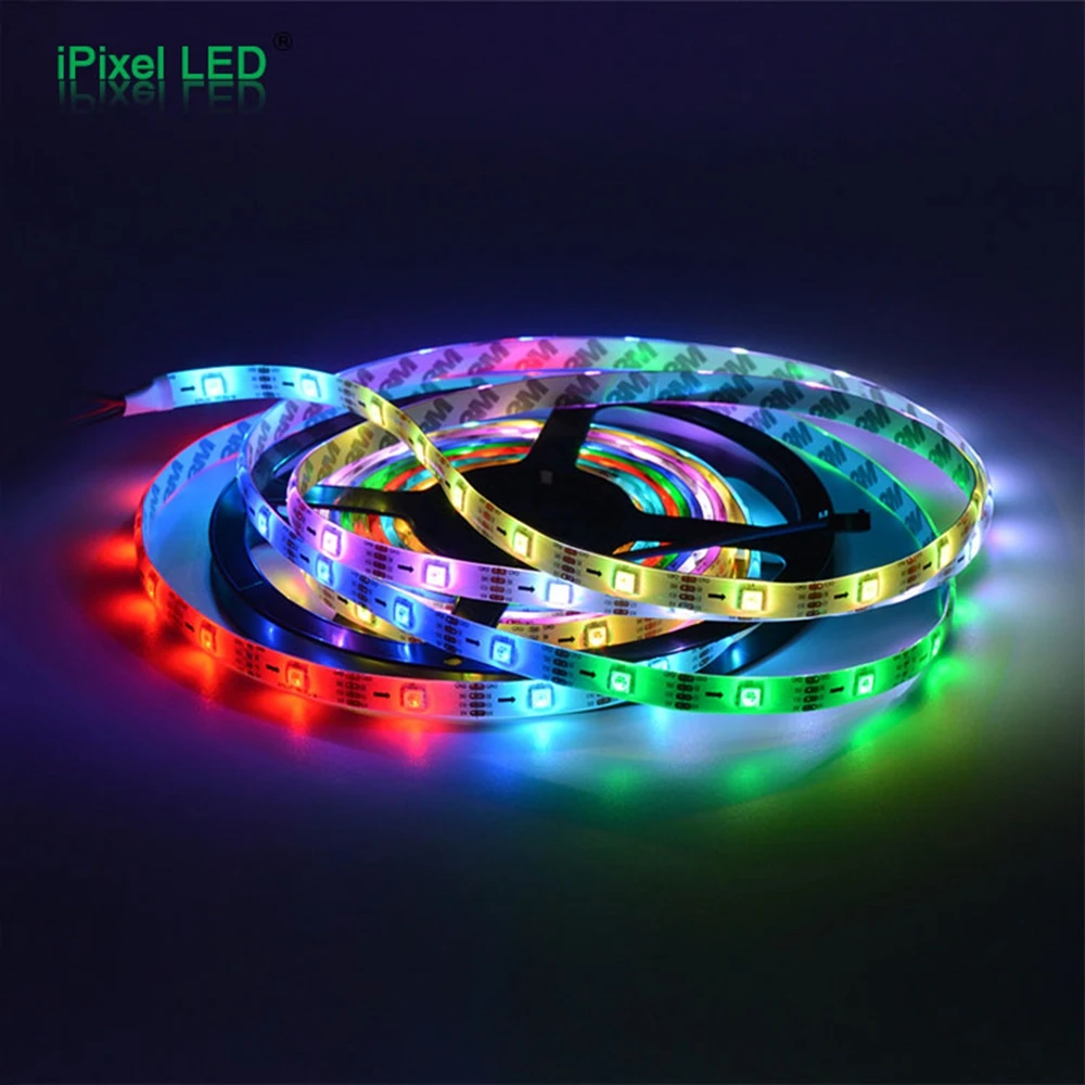 Адресная Гибкая светодиодная Пиксельная лента APA102 с 30 пикселями