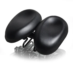 Bicycle Seat Two-seat Bicycle Cushion Noseless Adjustable Bike Saddles Mtb Saddle Dual Pad for Cycling Bicycle Bike Accessories
