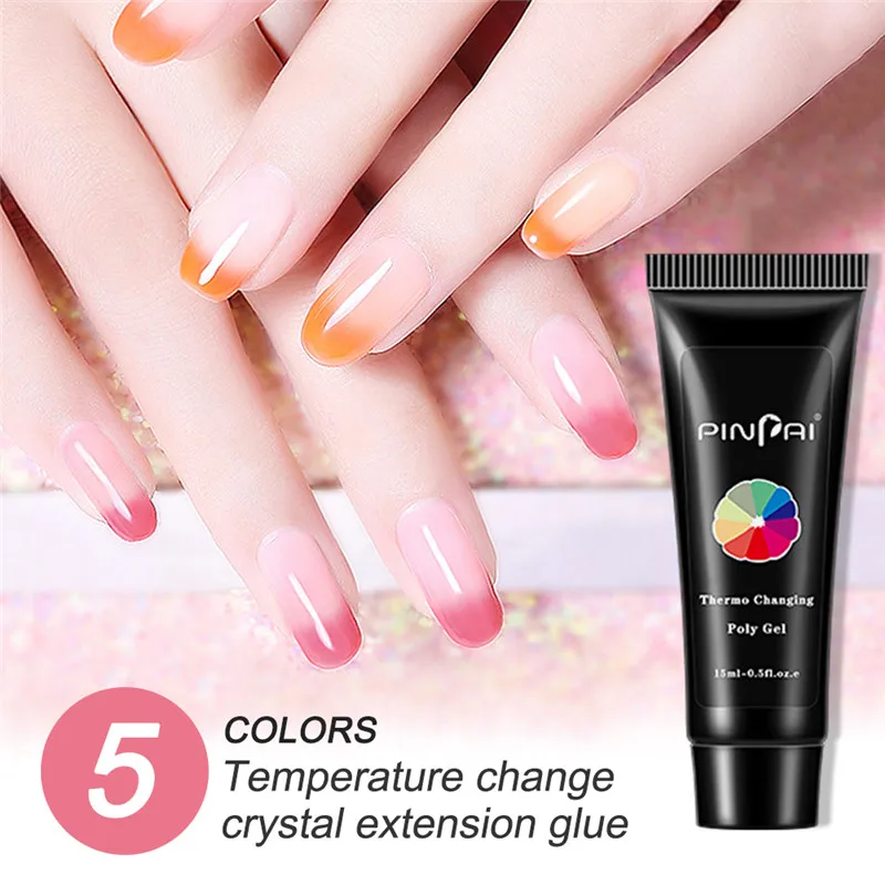 15 мл набор гелевых лаков для ногтей Французский прозрачный дизайн Камуфляжный