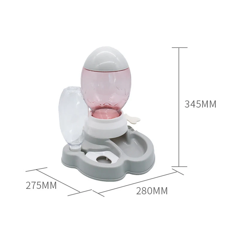 

2.2L Pet Automatic Feeder Large capacity Dog Cat Drinking Bowl Kitten Puppy Slow Food Feeding Container Pet Supplies