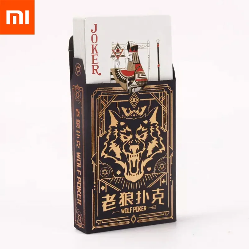 Xiaomi Mijia Игральные Карты Покер Игра покер набор пластиковая Волшебная карта оборотень убивает покер Волшебные настольные игры 57*87 мм карты