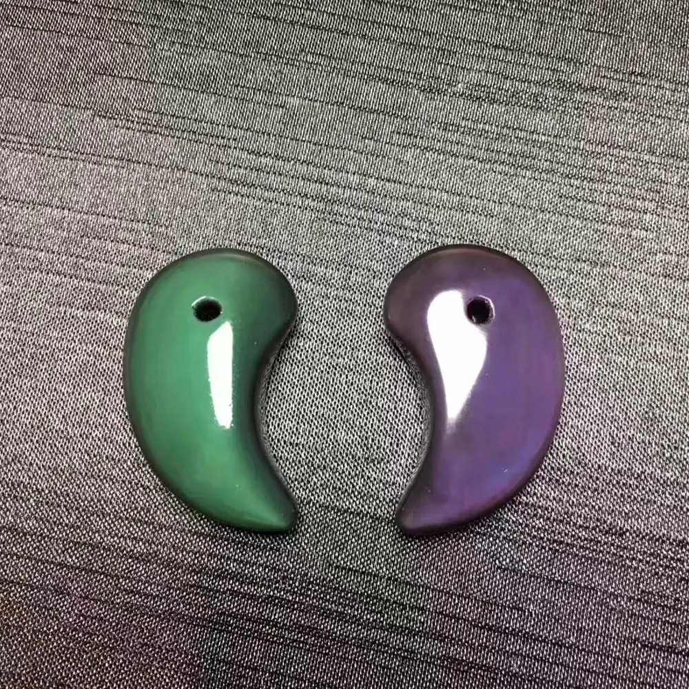 Натуральное черное Радужное ожерелье с подвеской в виде глаза кварцевые