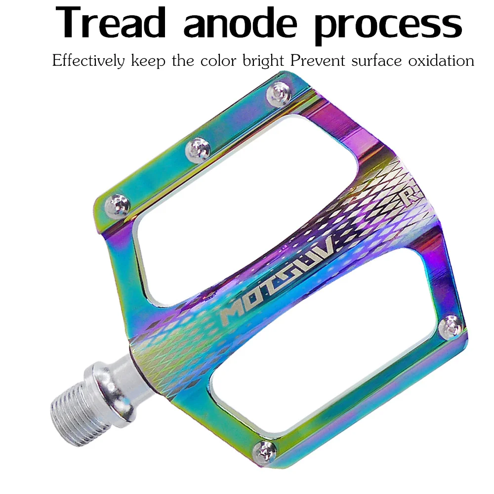 MOTSUV UD+Bearing MTB Road Bike Pedals Ultralight Aluminum Alloy anode Electroplating colorful BMX Folding CNC | Спорт и развлечения