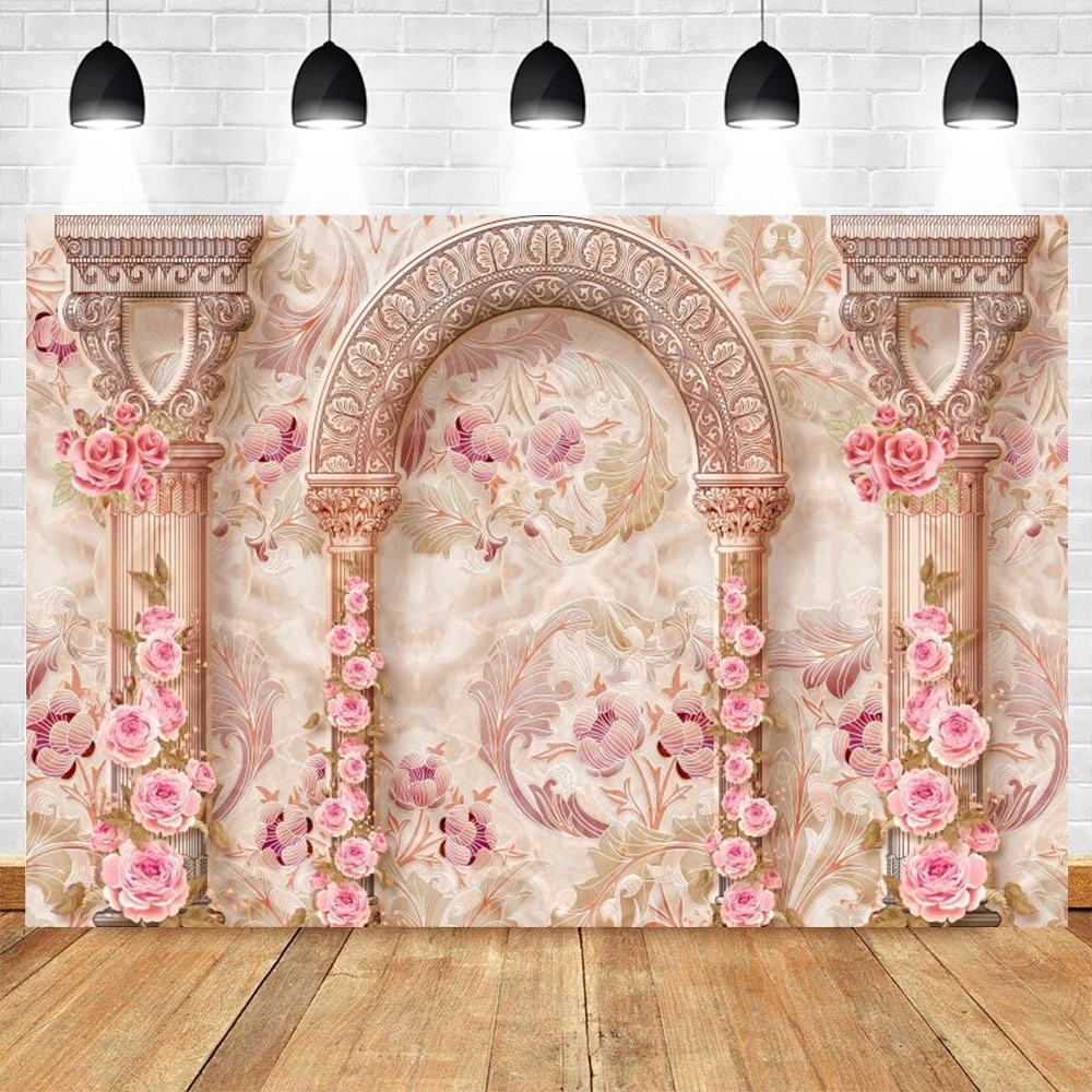 

Фон для свадебной фотосъемки Nitree, цветочный венок, цветочный фон для фотосъемки на день рождения, фотостудия, зона для фотосъемки