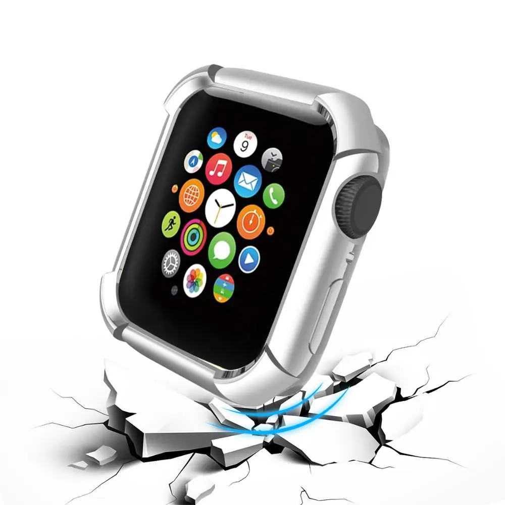 Чехол для часов Apple Watch 5/4/3/2/1 40 мм 44 чехол из ТПУ с полной защитой от падения IWatch Series