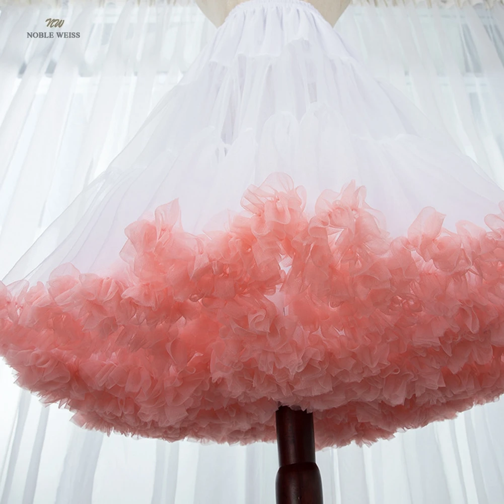Ball Gown Petticoat Cotton Candy Pink Rainbow Cloud Support Medium Length Soft Yarn Boneless Violence | Свадьбы и торжества