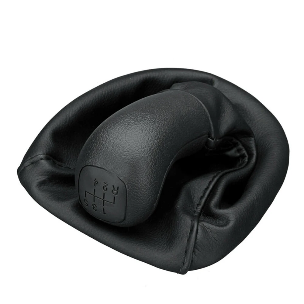 5 скоростей ручка переключения передач для автомобиля Gaiter Boot ABS & PU кожаный