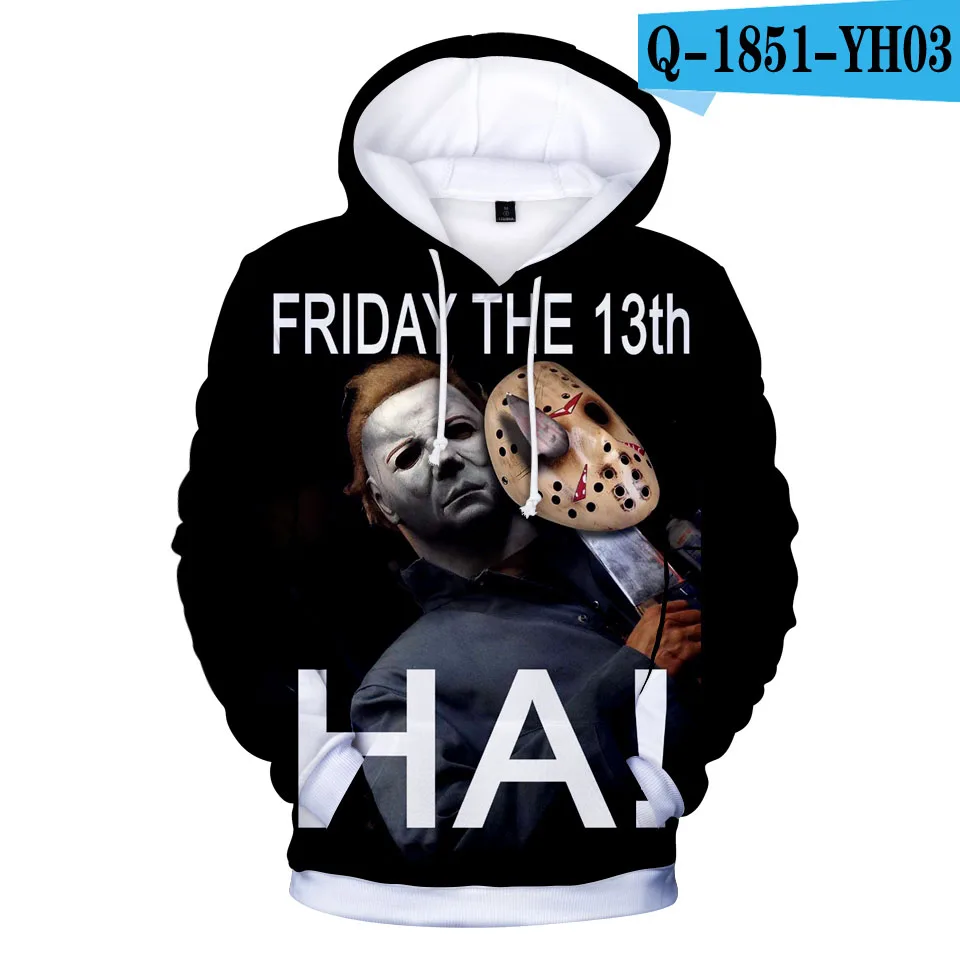 

Hot Sale Scary 3D Hoodies Sweatshirt Scary Movie Michael Myers Printed Men/women halloween Cosplay Long Sleeve Pullovers