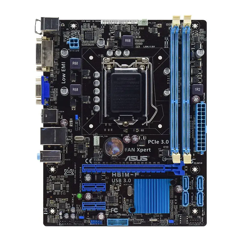 asus h61m f lga 1155 intel h61 desktop motherboard support kit xeon e3 1230 v2 i7 3770k cpus ddr3 16g memory pcie 3 0 vga usb2 0 free global shipping