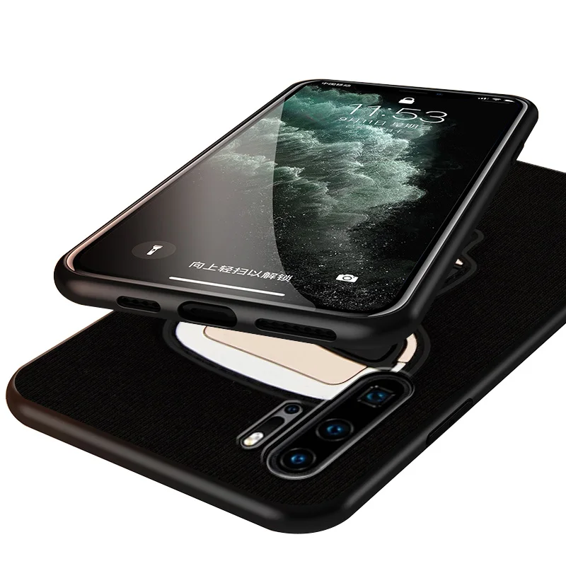 

Luxury Brand Style For Huawei P40 P30 P20 P10 P9 P8 Lite E mini Pro Plus 5G 2017 2019 Silicone Gloss Black Soft Phone Case